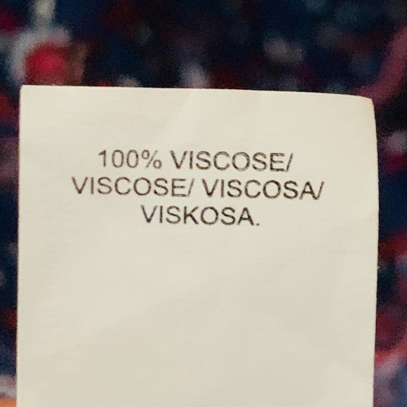 Lucky Brand Boho Peasant Blouse Blue Size Small - Picture 6 of 7